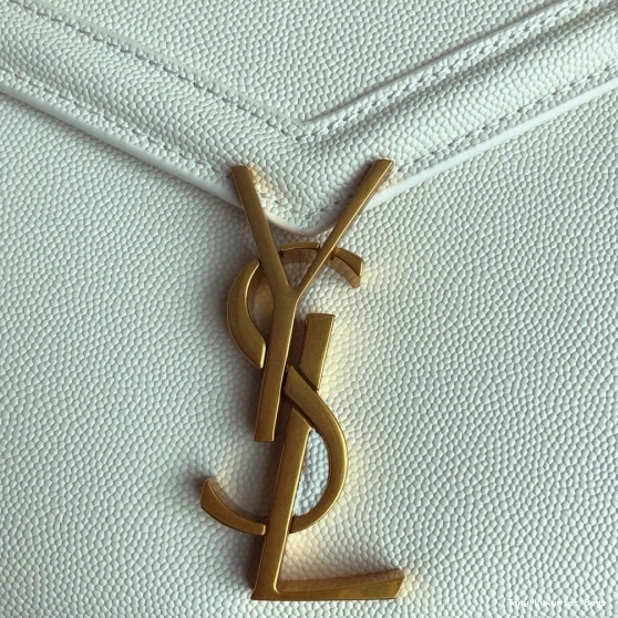 Tony Luxuries DE BAG HANDLE EMBOSSED IN MINI POUDRE GRAIN TOP YSL LEATHER CASSANDRA 0711